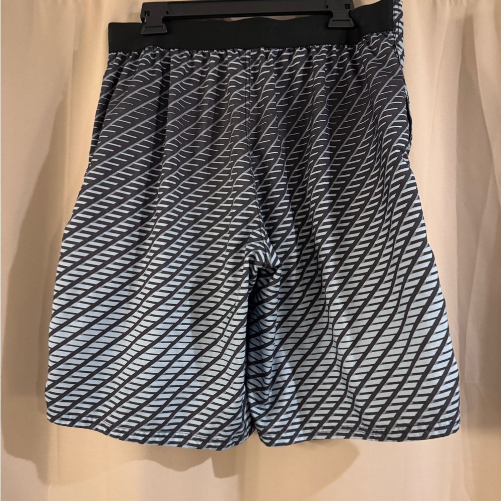 Nike Black  Striped Swimming Trunks - Picture 2 of 7